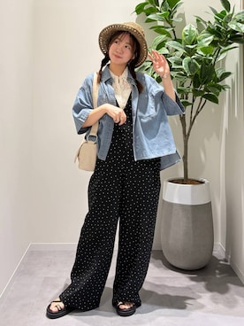 momo12gwさん（レディース・155cm）の夏コーディネート