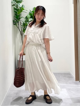 momo12gwさん（レディース・155cm）の夏コーディネート