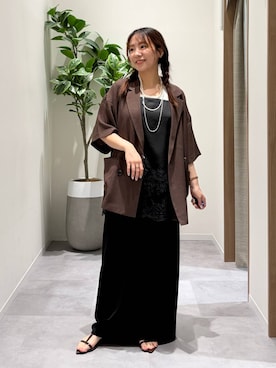 「GLOBAL WORK（グローバルワーク）のアイテム」を使った、momo12gwさん（レディース・155cm）の夏コーディネート