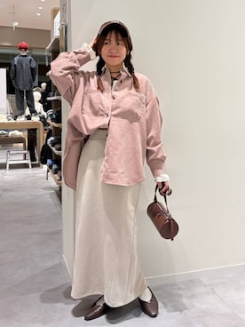 「GLOBAL WORK（グローバルワーク）のアイテム（トップス）」を使った、momo12gwさん（レディース・155cm）の秋コーディネート