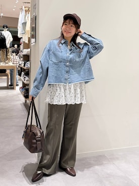 momo12gwさん（レディース・155cm）の秋コーディネート