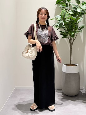 「GLOBAL WORK（グローバルワーク）のアイテム」を使った、momo12gwさん（レディース・155cm）の夏コーディネート