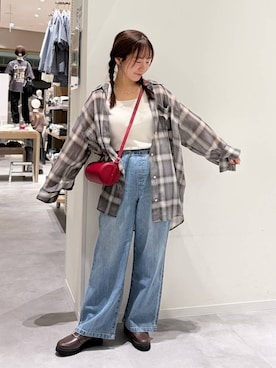 momo12gwさん（レディース・155cm）の夏コーディネート