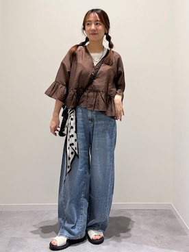 momo12gwさん（レディース・155cm）の夏コーディネート