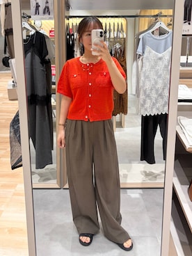 momo12gwさん（レディース・155cm）の夏コーディネート