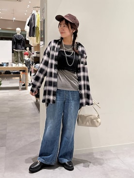 momo12gwさん(レディース・155cm)の秋コーディネート