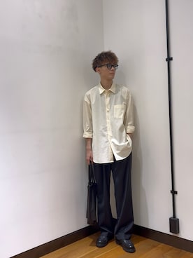 「URBAN RESEARCH（アーバンリサーチ）のアイテム（ドレスシューズ）」を使った、なとさん（メンズ・172cm）の秋コーディネート