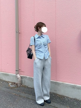 「ABYS（アビス）のアイテム」を使った、risaさん（レディース・160cm）の春コーディネート