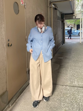 「ABYS（アビス）のアイテム」を使った、risaさん（レディース・160cm）の春コーディネート