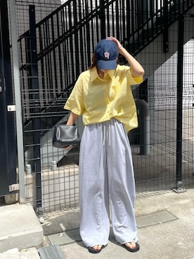 「ABYS（アビス）のアイテム」を使った、risaさん（レディース・160cm）の夏コーディネート