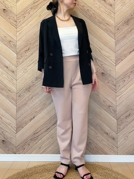 「Petitjo（プッチージョ）のアイテム」を使った、yurika151cmさん（レディース・151cm）の春コーディネート
