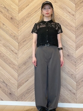 「Petitjo（プッチージョ）のアイテム」を使った、yurika151cmさん（レディース・151cm）の春コーディネート