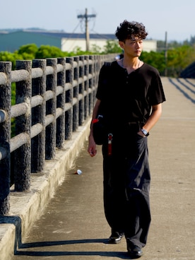 「アイテム（キーケース/キーアクセサリー）」を使った、masaru1k996さん（メンズ・183cm）の秋コーディネート