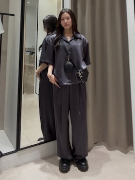 「Lui's（ルイス）のアイテム（アクセサリー）」を使った、坪川佳凛さん（レディース・165cm）の夏コーディネート