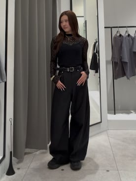 「Lui's（ルイス）のアイテム」を使った、坪川佳凛さん（レディース・165cm）の秋コーディネート