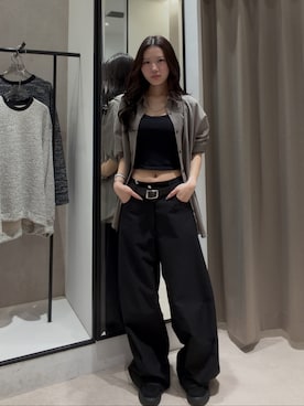 坪川佳凛さん(レディース・165cm)の春コーディネート