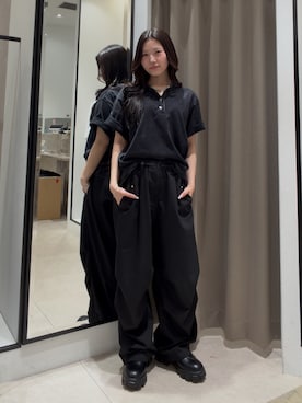 「Lui's（ルイス）のアイテム（アクセサリー）」を使った、坪川佳凛さん（レディース・165cm）の夏コーディネート