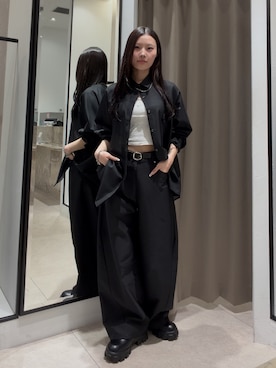 「Lui's（ルイス）のアイテム（アクセサリー）」を使った、坪川佳凛さん（レディース・165cm）の夏コーディネート