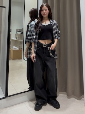 坪川佳凛さん(レディース・165cm)の夏コーディネート