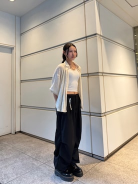 「Lui's（ルイス）のアイテム（財布/小物）」を使った、坪川佳凛さん（レディース・165cm）の春コーディネート