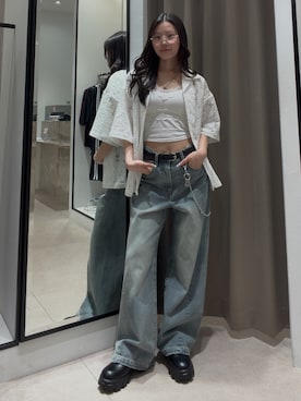 坪川佳凛さん（レディース・165cm）の夏コーディネート