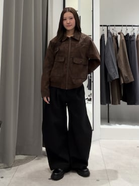 坪川佳凛さん(レディース・165cm)の秋コーディネート