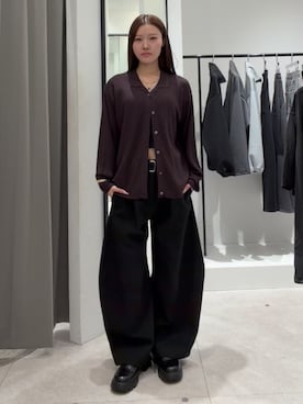 「Lui's（ルイス）のアイテム」を使った、坪川佳凛さん（レディース・165cm）の秋コーディネート