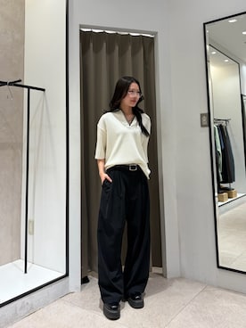坪川佳凛さん(レディース・165cm)の春コーディネート