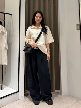 坪川佳凛さん(レディース・165cm)の春コーディネート