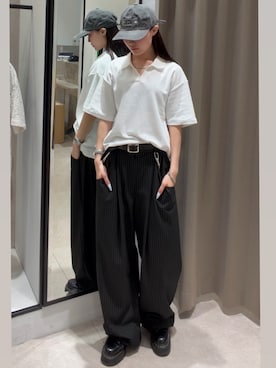 坪川佳凛さん(レディース・165cm)の春コーディネート
