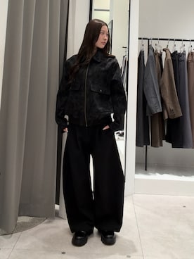 坪川佳凛さん(レディース・165cm)の秋コーディネート
