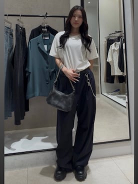 坪川佳凛さん(レディース・165cm)の春コーディネート