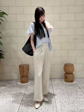 「REMME（レメ）のアイテム」を使った、坂倉 真帆 さん（レディース・169cm）の夏コーディネート