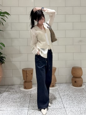 坂倉 真帆 さん（レディース・169cm）の春コーディネート