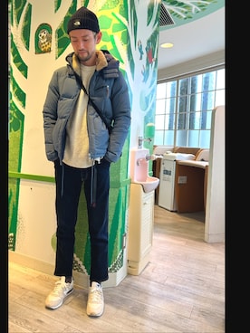 「Gramicci（グラミチ）のアイテム」を使った、paburo16さん（メンズ・181cm）の冬コーディネート