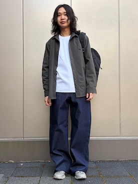 「BRIEFING（ブリーフィング）のアイテム（バッグ）」を使った、shigegakiさん（メンズ・172cm）の冬コーディネート