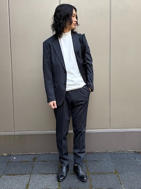 「BRIEFING（ブリーフィング）のアイテム（バッグ）」を使った、shigegakiさん（メンズ・172cm）の春コーディネート