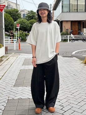 「B.C STOCK（ベーセーストック）のアイテム」を使った、shigegakiさん（メンズ・172cm）の夏コーディネート