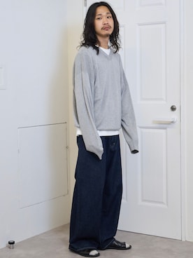 「Lee（リー）のアイテム（パンツ）」を使った、shigegakiさん（メンズ・172cm）の夏コーディネート