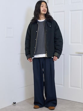 「B.C STOCK」｜shigegakiさん（メンズ・172cm）の秋コーディネート