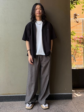 「UNIVERSAL OVERALL（ユニバーサルオーバーオール）のアイテム」を使った、shigegakiさん（メンズ・172cm）の春コーディネート