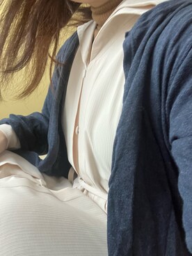 「アイテム（シャツワンピース）」を使った、leoncielさん（レディース・161cm）の冬コーディネート