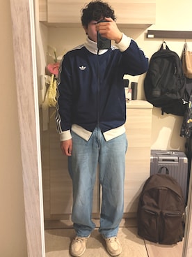 「MARGARET HOWELL（マーガレットハウエル）のアイテム」を使った、MIKEさん（メンズ・173cm）の春コーディネート