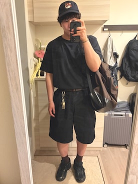 「agnes b.（アニエスベー）のアイテム」を使った、MIKEさん（メンズ・173cm）の夏コーディネート