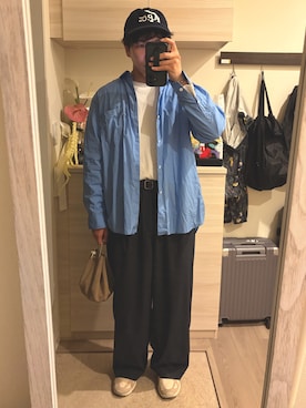 「EDIFICE（エディフィス）のアイテム」を使った、MIKEさん（メンズ・173cm）の春コーディネート