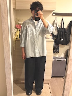 「URBAN RESEARCH（アーバンリサーチ）のURBAN RESEARCH iD　silver 925 ロールチェーンブレスレット（ブレスレット、シルバー系）」を使った、MIKEさん（メンズ・173cm）の春コーディネート
