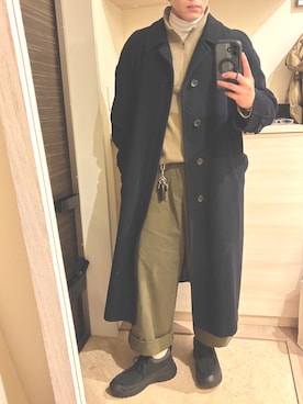 チェスターコートを使った「MHL.」の人気ファッションコーディネート