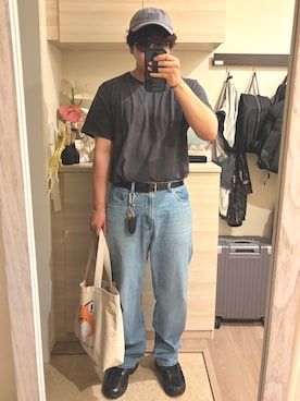 「agnes b.（アニエスベー）のアイテム」を使った、MIKEさん（メンズ・173cm）の夏コーディネート