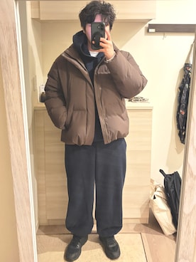 「Maison Kitsune(メゾンキツネ)のアイテム」を使った、MIKEさん(メンズ・173cm)の春コーディネート