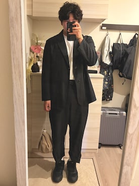 「MARGARET HOWELL（マーガレットハウエル）のアイテム」を使った、MIKEさん（メンズ・173cm）の夏コーディネート
